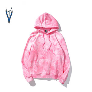 Gran oferta Unisex Tie Dye sudaderas con capucha bellamente bordado estampado transpirable polar de manga larga pulóver Popular invierno con capucha hombres - Product Image 4