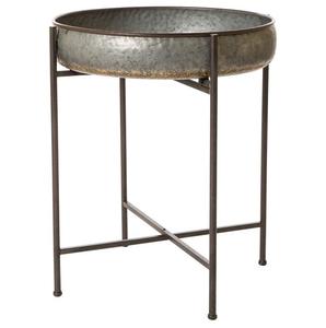 Mesa auxiliar de sofá de metal pintado azul cielo para uso decorativo de la sala de estar del hogar - Product Image 4