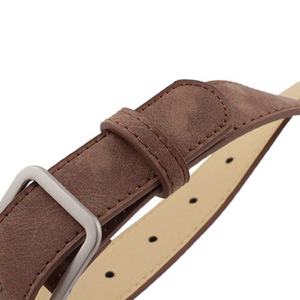 Wholesale New Design PU 100% Genuine Leather Belt Custom Ladies Waist Belt with Alloy <b>Buckle</b> Best Material - Product Image 4
