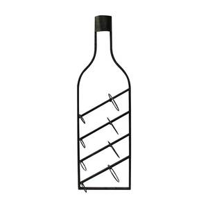 ที่แขวนขวดไวน์4ขวดที่วางไวน์วิสกี้โลหะที่เก็บเบียร์สำหรับบาร์/โรงแรม - Product Image 6