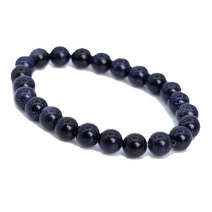 High Quality <b>Bracelet</b> blue goldstone Round <b>Bead</b> Adjustment <b>Bracelet</b> Gemstone Healing Fashion Jewelry <b>Men</b> and Women Gift Energy - Product Image 5
