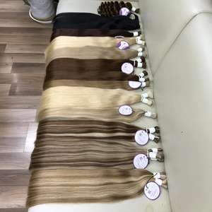 Cheveux naturels, cheveux non traités, lisses, couleur blonde, slavique russe, taille 6 à 32 pouces, vente en gros, vente en gros - Product Image 6