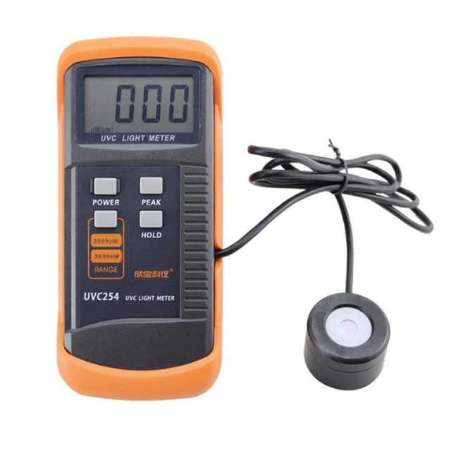 הדיגיטלי Lux Meter UVC אור של UV רדיומטר עוצמת גלאי UVC254