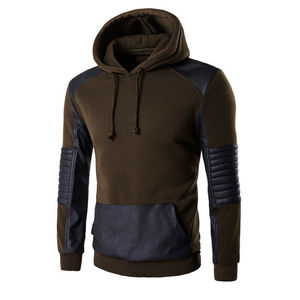 Haute qualité 100% coton pull chaud dernière mode impression pull pas cher prix hommes sweats à capuche - Product Image 2