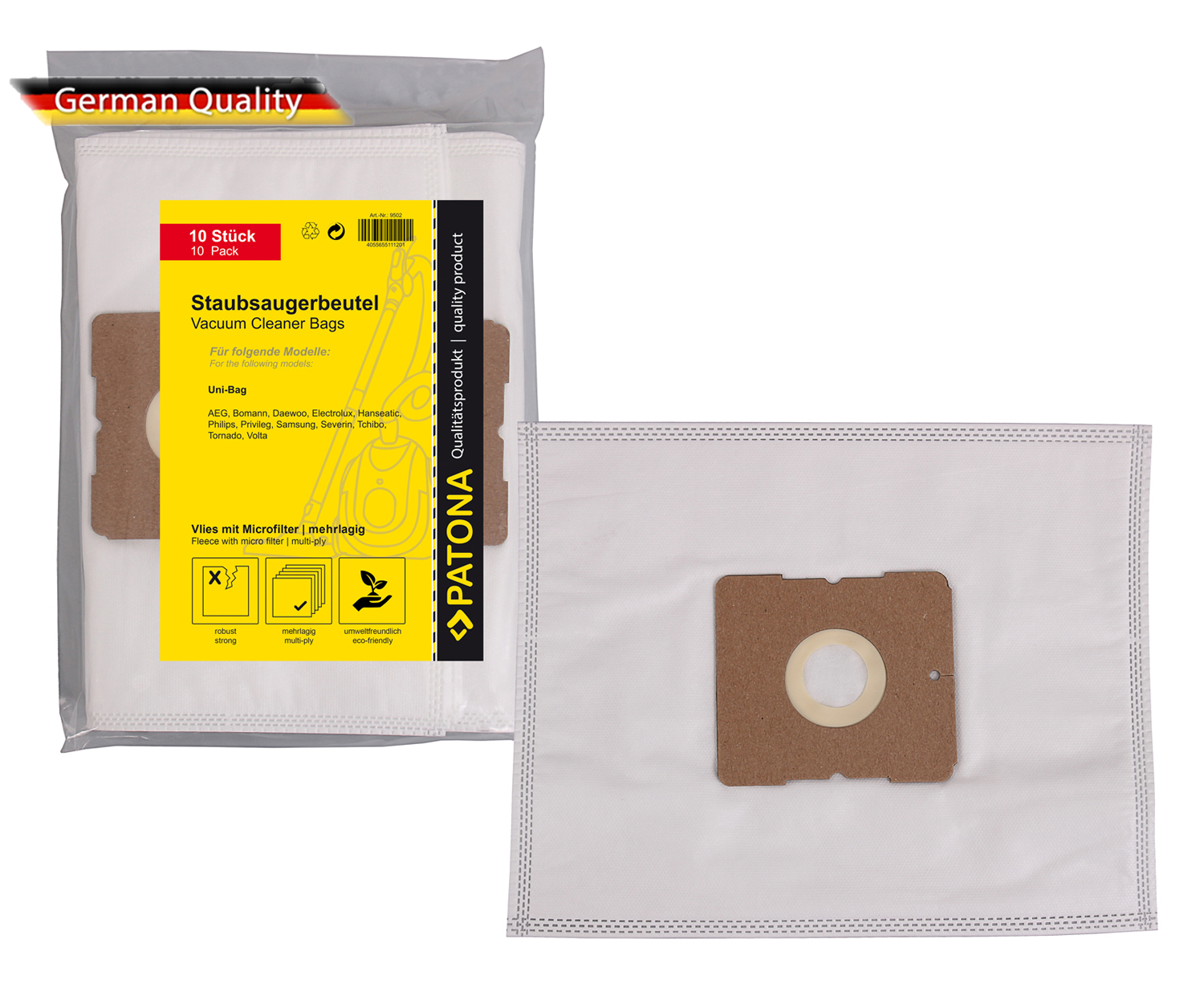 20 sacchetti di polvere adatto per Clatronic 1400 IE | 2-strati