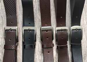 Ceinture en cuir PU de couleur marron, design personnalisé tendance, ceinture tressée extensible de haute qualité pour homme, design Olivia, usage quotidien - Product Image 4