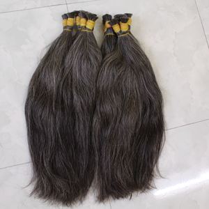 Superventas 100% Remy onda Natural crudo gris virgen cutícula alineada extensión de cabello humano vietnamita estilo de trama de piel - Product Image 2