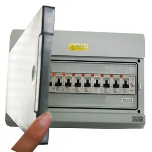 18 Way Power Distribution Box 1P leistungsschalter kunststoff box für elektrische gerät passenden 2P MCB 4P RCBO