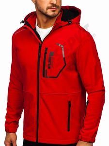 Chaqueta Softshell de invierno personalizable a prueba de viento impermeable con lana en el interior estilo informal cierre de cremallera con calefacción servicio OEM - Product Image 3