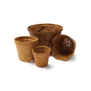 Coconut coir fiber planter pots for flowers plants lowest price high quality from Vietnam manufacturer