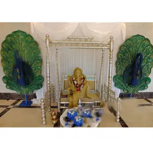 Hindoe Huwelijksceremonie Decoratie Indiase Bruiloft Ganesha Decors Ganpati Swing Decoratie Thema