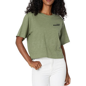 De algodón Top camiseta mujer cultivo superior T camisa corta T camisa - Product Image 2