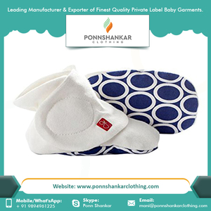 Baby <b>Booties</b> Wholesale Factory Price Cotton Baby <b>Booties</b> With Custom Logo - Product Image 3