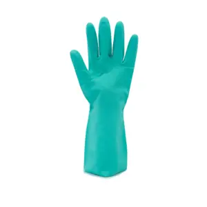 Nastah guanti in nitrile high quality waterproof long thick gardening nitrile luvas guantes glove food industry for restaurant