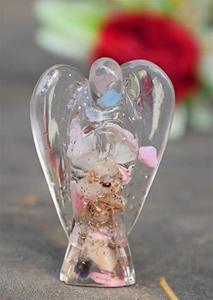 Ángel guardián superventas I Mix Chakra tallado Orgone Pocket Angel - Product Image 6