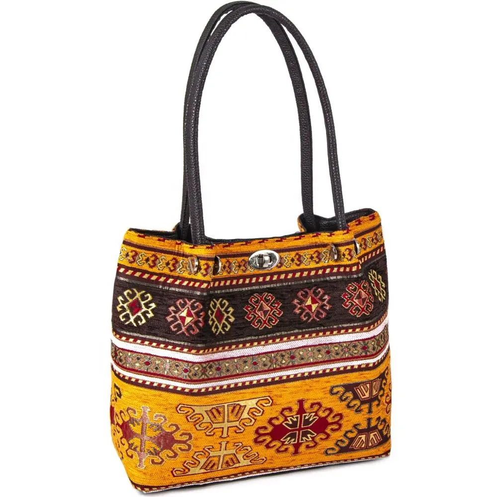 Bohemian Ottoman Turkish Kilim Designed Bag