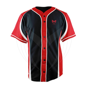 Custom Made Breathable Adult Baseball Jersey Plus Size Quick Dry Anti-Bacterial Custom Logo Plain Color Sportswear - Product Image 6