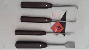 Manija de fibra para elevador, conjunto de 2 piezas de mango de fibra, izquierda y derecha, de acero inoxidable, de 2 formas, modelo Warwick James, CE - Product Image 3