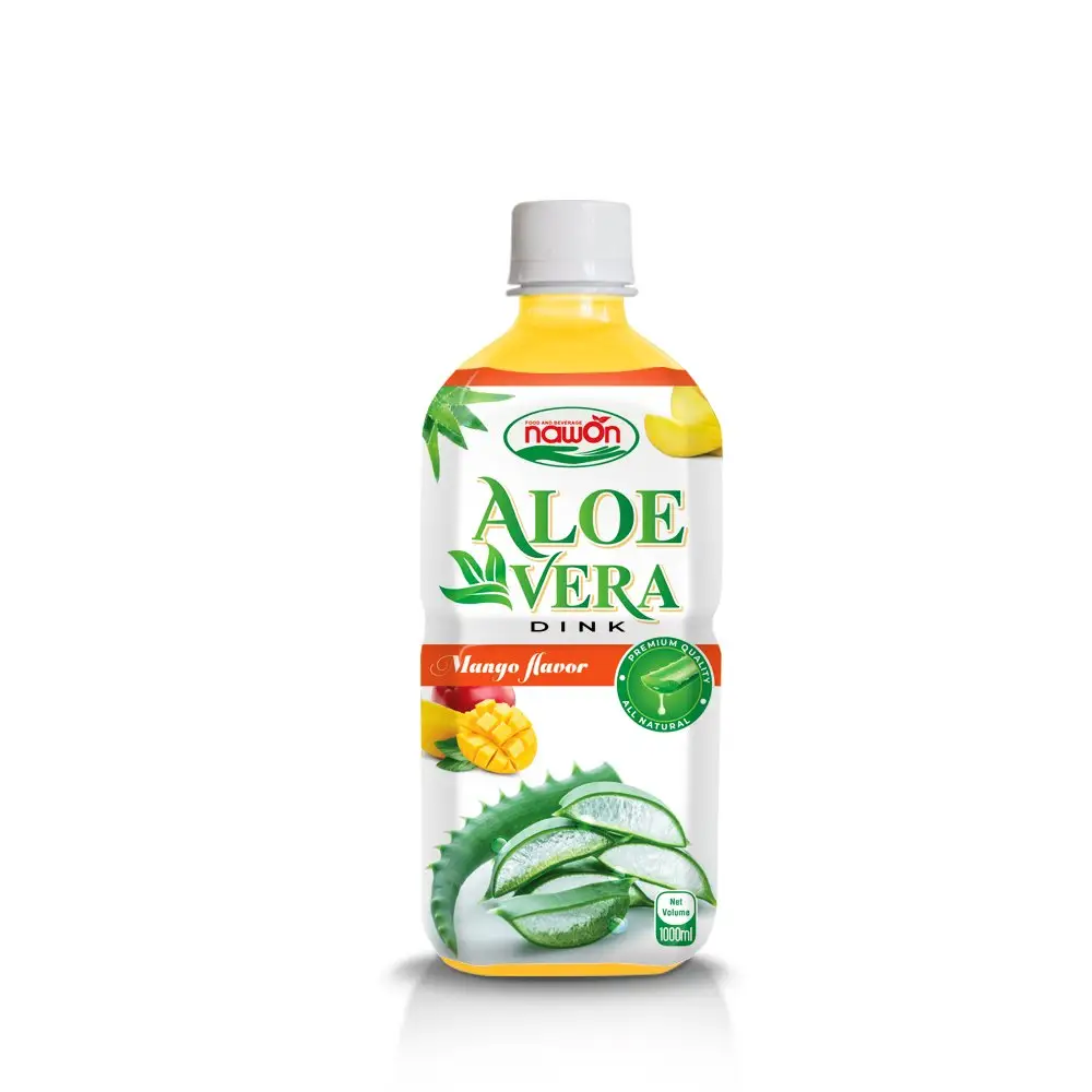 1L NAWON Beber Suco De Aloe Vera Bebida Sabor Manga Vietnã Melhor Saudável Preço de Atacado Fabricante De Bebidas