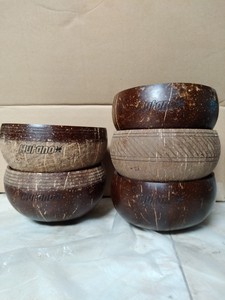 ชามมะพร้าวธรรมชาติเวียดนาม,ชามสมูทตี้ปลอดภัยต่ออาหารธรรมชาติกะลามะพร้าว - Product Image 4