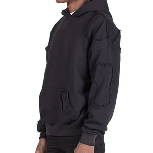 Sweat à capuche pour hommes, style de rue, poids léger, logo personnalisé, meilleur prix, prix de gros, 2021 - Product Image 5