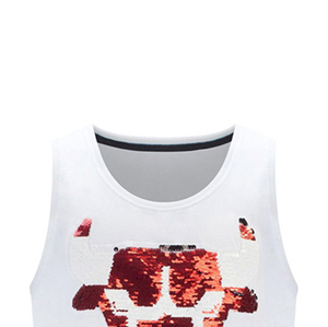 เสื้อกล้ามเนื้อเรียบสไตล์ลำลอง,สไตล์สตรีทไม่มีแขนเสื้อ OEM - Product Image 6