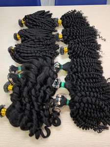 Extensiones de cabello humano sin procesar camboyano sin procesar de queratina 100% europea más vendida en trama de piel de estilo ondulado Natural - Product Image 5