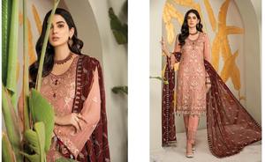 Ropa de gasa India pakistaní de alta calidad para mujeres Ethereal Salwar Kameez bodas fiestas adultos MARYAM Maryam's Premium - Product Image 3