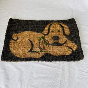 Tapis de porte en fibre de coco fait main en gros du Vietnam tapis de jardin décoratif pour la maison naturelle - Product Image 4