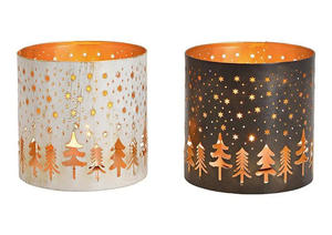 Best Selling Hand <b>Carved</b> Metal Christmas <b>Candle</b> Holder for Home Decoration With Customized Color and Sizes - Product Image 2