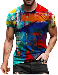 エンボス加工されたロゴ品質卸売カスタムTシャツプリントTシャツブランクプラスサイズメンズシャツ
