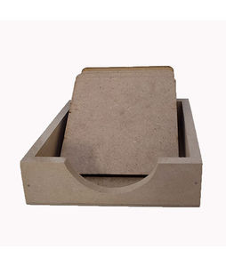 High Quality MDF coaster and Stand Customized Size and Shape Printed logo Cork Coasters Drink MDF Coasters - Product Image 1