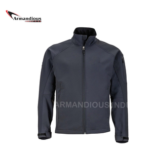 Chaqueta impermeable de concha suave para hombre, chaqueta deportiva con logotipo personalizado, para exteriores, para invierno - Product Image 4