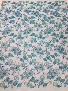 Freshen hoa mẫu đa màu sắc các loại khác nhau của ren vải Thụy Sĩ ren vải Voile raschel ren vải - Product Image 2