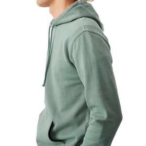 Wholesale Streetwear Gym Custom Pullover Sweatshirts Oversized green color pure cotton fleece - Product Image 2