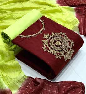 Petite robe en soie pongée, motif dessin animé, avec nanzeen, sibori box dupatta, luminaire décoratif, fait à la main - Product Image 5