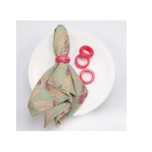 Porte-serviette en résine époxy couleur blanche fête mariage maison hôtel décoration accessoires bon anniversaire cadeaux utilisation - Product Image 5