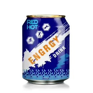 250ml Energy Drink Zucchero Instant Bere con HACCP, HALAL, ISO