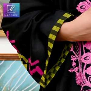 High Quality Masoori Women's Designer Gown Style Embroidery Digital Print Indian/Pakistani Cotton Party Wear <b>Kurti</b> Inner 2022 - Product Image 3