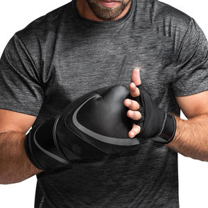 Guantes de Boxeo Personalizados, Fábrica de Pakistán, Venta al por Mayor, Guantes de Boxeo Negros Estampados de Diseño para Adultos, Cuero Genuino de Alta Calidad - Product Image 6