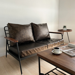 Muebles de estilo Industrial para el hogar, sofá de doble asiento para sala de estar - Product Image 4