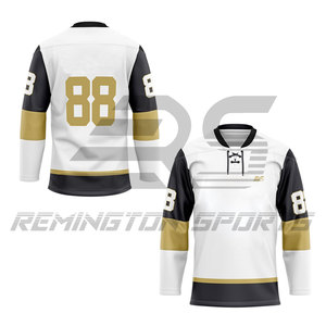 ชุดเสื้อฮ็อกกี้แบบระบายอากาศได้สำหรับผู้ชายชุดเสื้อทีมพิมพ์โลโก้ - Product Image 3
