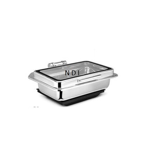 Calentador de comida para buffet de diseñador curvo a mano de buena calidad, plato de frotamiento hecho a mano, accesorios decorativos para Catering, plato para servidor de alimentos - Product Image 1