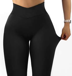 Women Plus Size High Waist Workout Sports Yoga <b>Leggings</b> With Pocket Fitness Gym Yoga - Product Image 1