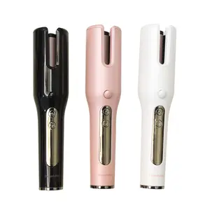 Tự động tóc curler sắt usb có thể sạc lại new arrival sóng điện formers curler tóc lượn sóng con lăn 360 gốm tóc curler