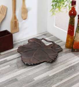 Élégant plateau à dessert en feuille d'aluminium doré Finition élégante en feuille pour les ustensiles de cuisine modernes fabriqués à la main d'Inde - Product Image 2