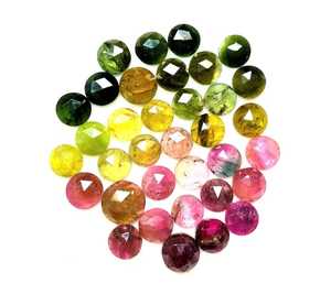 Piedras preciosas naturales sueltas de turmalina, piedra preciosa redonda de 4mm, piedra preciosa Natural AAA de alta calidad, precio al por mayor - Product Image 4