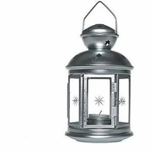 Mini lanterne en métal doré classique Ins Style article décoratif pour jardin et matériel de fer de Noël avec emballage de boîte - Product Image 2