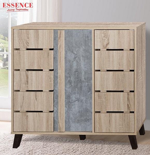 Roble Somana + Mármol Ligero