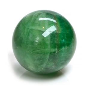 Boule de sphère de haute qualité fluorite verte sphère de cristal boule de pierre boule de pierre précieuse sphère Reiki cristal de guérison grossiste - Product Image 2
